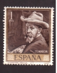 Stamps Spain -  Autorretrato- Sorolla