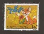 Stamps Hungary -  Escenas del cuento Vuk y un pájaro