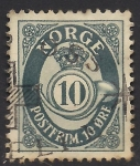 Stamps Norway -  Post Horn