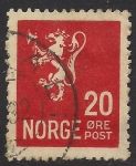 Sellos de Europa - Noruega -  LEON RAMPANTE.