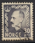 Stamps : Europe : Norway :  Haakon VII de Noruega