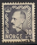 Stamps Norway -  Haakon VII de Noruega