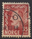 Stamps Norway -  Haakon VII de Noruega