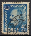 Stamps : Europe : Norway :  Haakon VII de Noruega