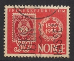 Stamps : Europe : Norway :  Centenario del primer sello de correos de Noruega
