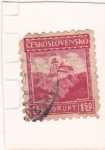 Stamps Czechoslovakia -  CASTILLO DE KARLUV TYN