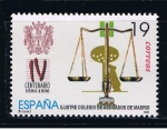 Stamps Spain -  Edifil  3417  IV Cente. del Ilustre Colegio de Abogados de Madrid.   ! Emblema de la Congregación y 