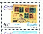Stamps Spain -  Edifil  3430  Aviación y  Espacio´96.  