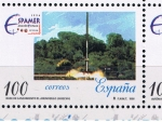 Stamps Spain -  Edifil  3431  Aviación y  Espacio´96.  
