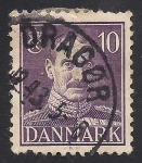 Stamps : Europe : Denmark :  CRISTIAN X REY DE DINAMARCA.