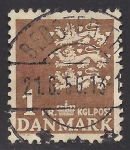 Stamps Denmark -  EMBLEMA REAL.