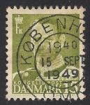 Stamps Denmark -  Frederick IX de Dinamarca.