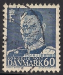 Stamps : Europe : Denmark :  Frederick IX de Dinamarca.