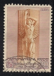 Stamps Uruguay -  La dedicación del monumento Rodó. Estatua de Ariel.