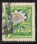 Sellos de America - Uruguay -  Flor de la Pasión o Pasionaria.