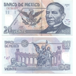 monedas del Mundo : America : M�xico :  20 pesos