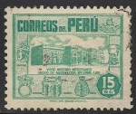 Stamps Peru -  Museo Arqueológico de Lima.