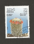 Stamps Laos -  Cactus Mammillaria