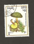 Stamps Laos -  Xerocomussubmentosus