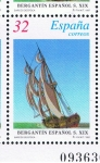 Stamps Spain -  Edifil  3476  Barcos de Epoca.  
