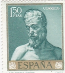 Stamps Spain -  PINTURA- San Andrés   - (J.Ribera  