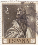 Stamps Spain -  PINTURA- San Pedro   - (J.Ribera   