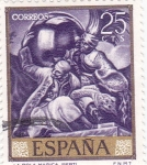 Stamps Spain -  PINTURA-La Bola Mágica - (José Mª Sert) (R)