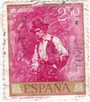 Stamps Spain -  PINTURA- Tipo Calabrés- (Mariano Fortuny) (R)