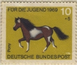 Sellos de Europa - Alemania -  Pony