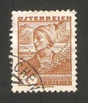 Stamps : Europe : Austria :  448 - Traje regional de la Alta Austria