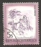 Stamps Austria -  1260 - Ruinas del Castillo de Aggstein