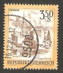 Stamps Austria -  1410 - Vista de Oberwart