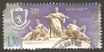 Stamps : Europe : Ukraine :  1025 - 350 anivº de la Universidad nacional Ivan Franko