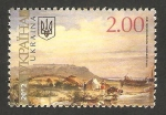 Stamps : Europe : Ukraine :  1067 - Cuadro del pintor y poeta Taras Chevtchenko