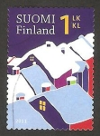 Stamps : Europe : Finland :  2100 - Tejados nevados