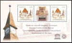 Stamps Romania -  RUMANIA - Poblados de Transilvania con iglesias fortificadas