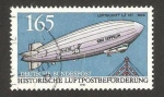 Sellos de Europa - Alemania -  1357 - Historia del correo aéreo, dirigible