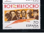 Stamps Spain -  Edifil  3536 Generación del 98.  