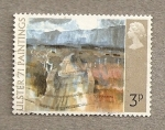 Stamps United Kingdom -  Pinturas del Ulster 1971