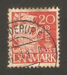 Stamps Denmark -  261 - Barco de vela 