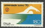 Stamps Italy -  Torino, natación