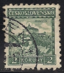 Stamps : Europe : Czechoslovakia :  Castillo Pernstejn