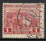Stamps : Europe : Czechoslovakia :  Castillo Hluboka