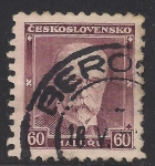 Stamps : Europe : Czechoslovakia :  Presidente Tomáš Garrigue Masaryk