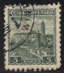 Stamps Czechoslovakia -  Krumlov Castle