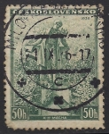 Stamps : Europe : Czechoslovakia :  Estatua de Karel Hynek Mácha