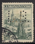 Sellos de Europa - Checoslovaquia -  Plaza de la ciudad de Olomouc