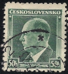 Stamps : Europe : Czechoslovakia :  Presidente Edvard Beneš