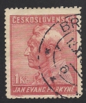 Stamps Czechoslovakia -  Jan Evangelista Purkyně