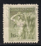Stamps : Europe : Czechoslovakia :  Agricultora.